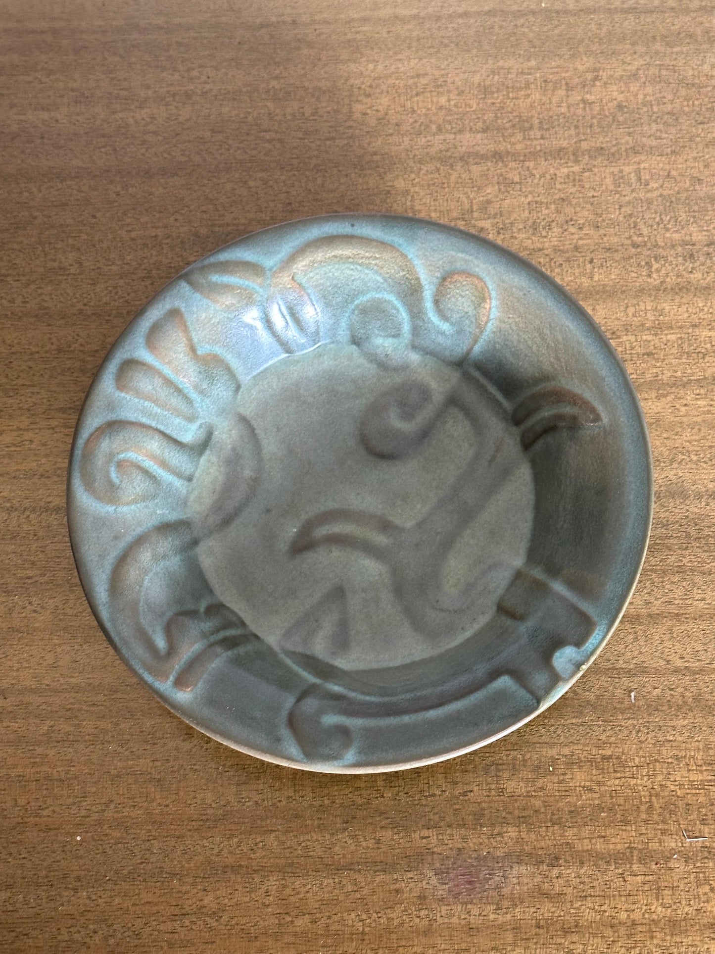 Frisman Vintage Allan Ebeling for Bo-Fajans Art Deco Low Bowl