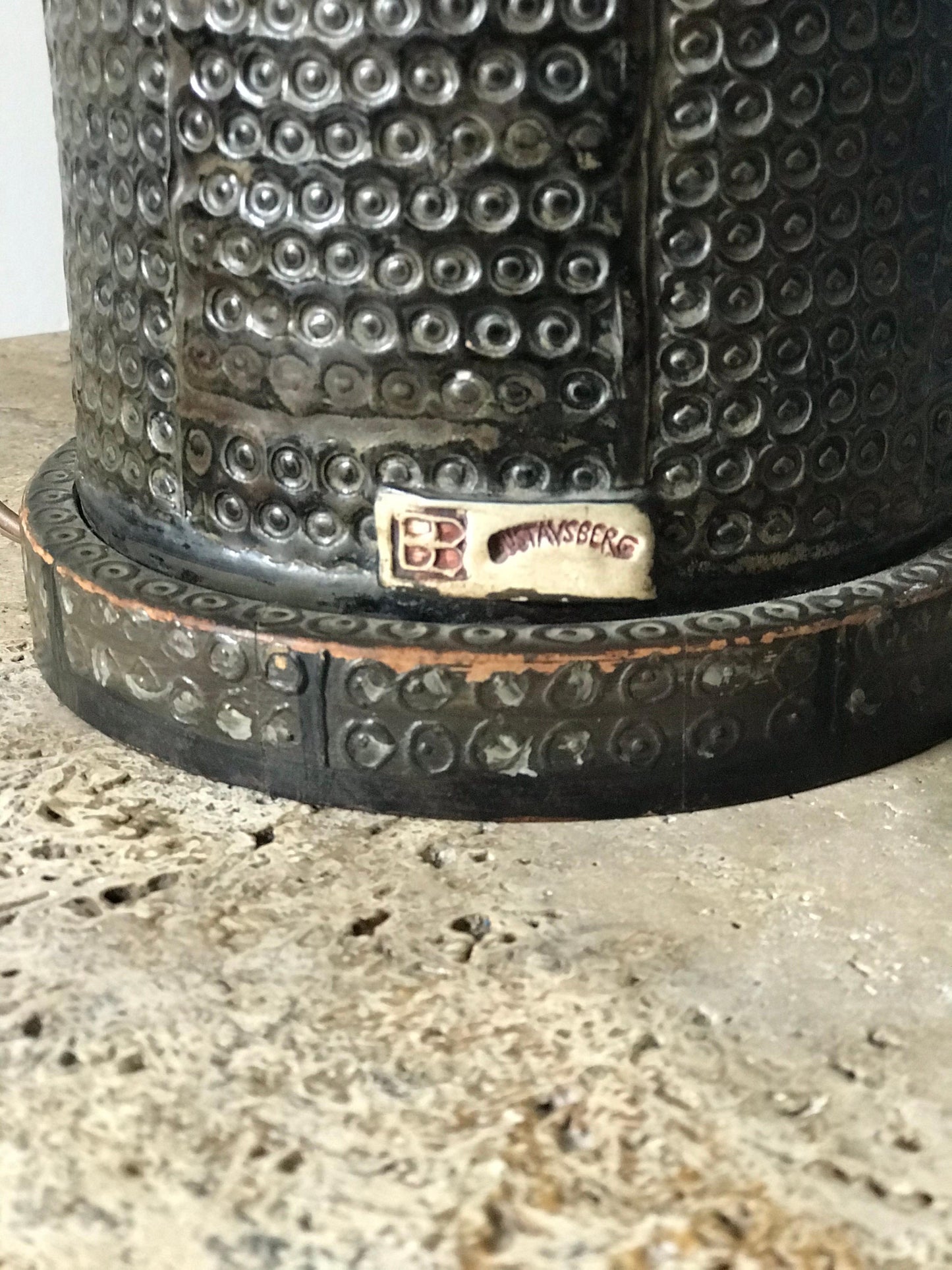 Frisman Vintage Exceptional Ceramic Lamp by Bengt Berglund for Gustavsberg