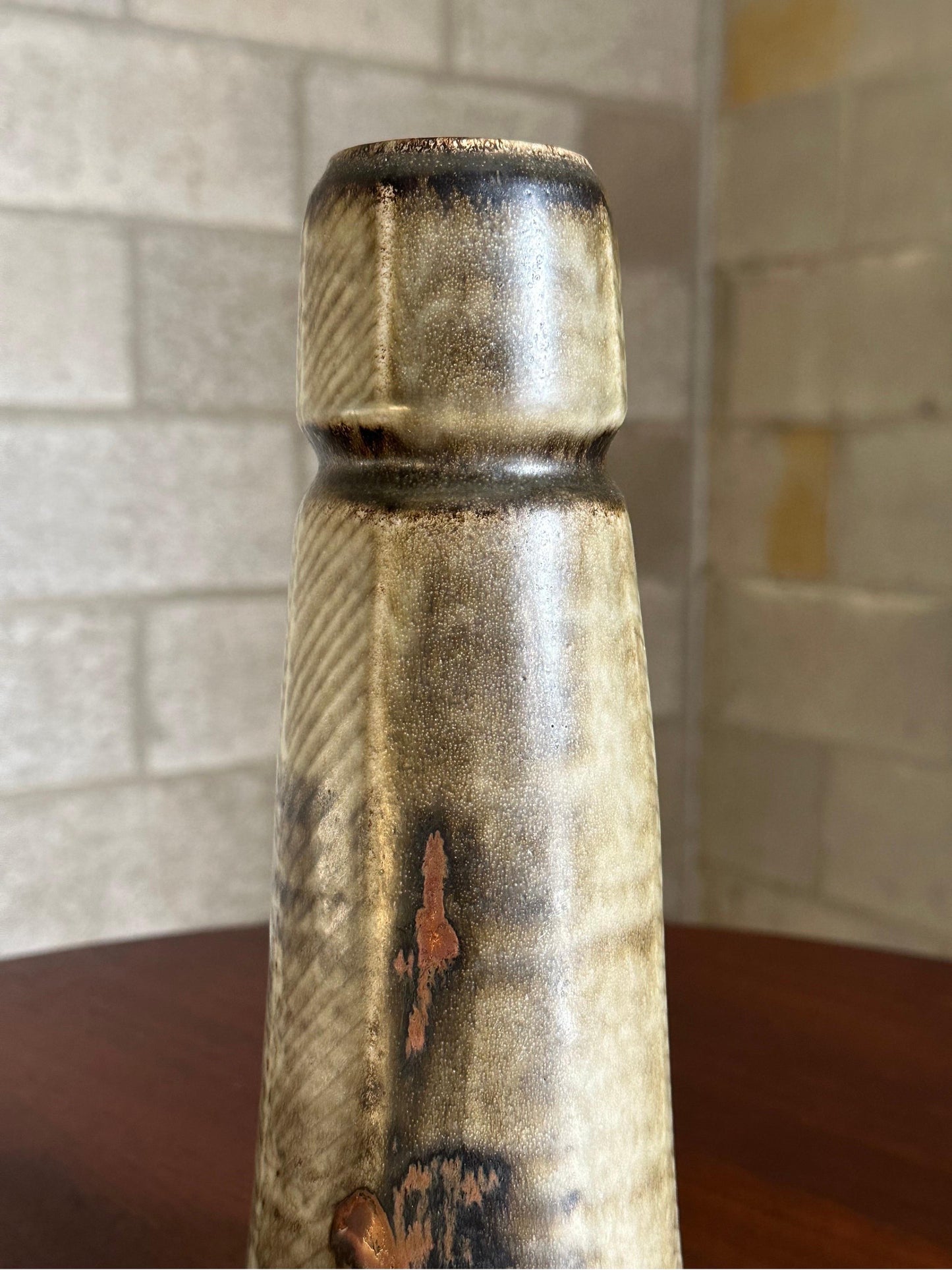 Frisman Vintage Carl-Harry Stålhane Large Stoneware Vase for Rörstrand