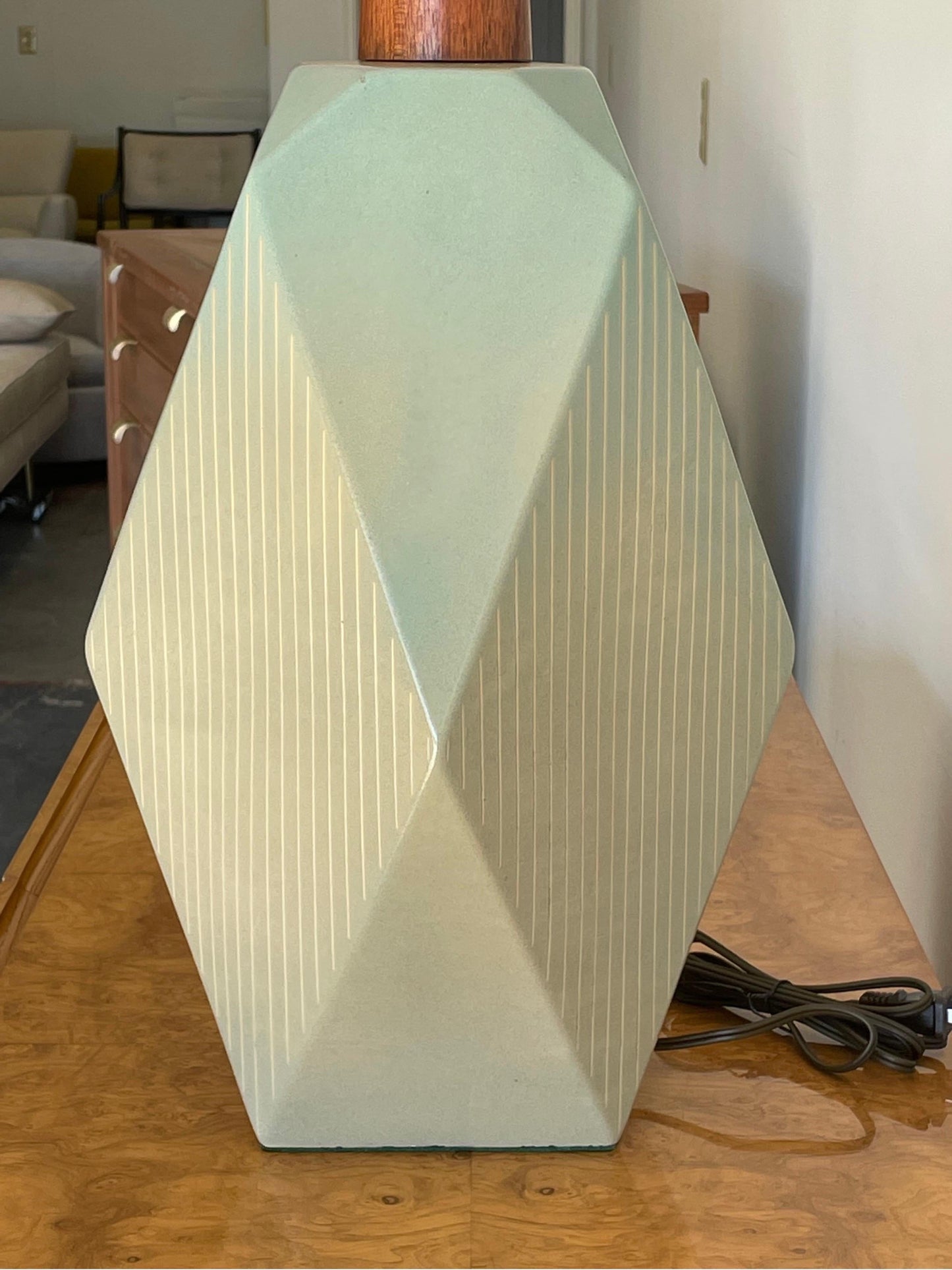 Frisman Vintage Geometric Table Lamp by Jane and Gordon Martz