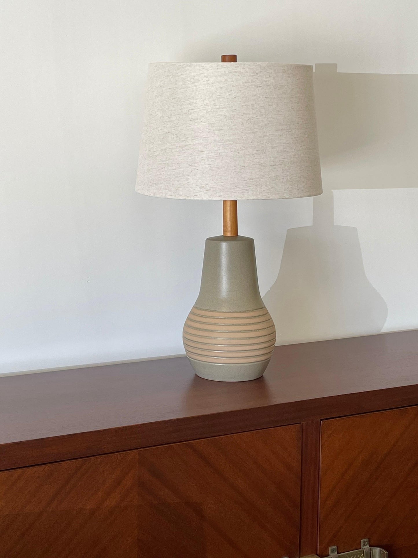 Frisman Vintage Jane and Gordon Martz Lamp, Ceramic