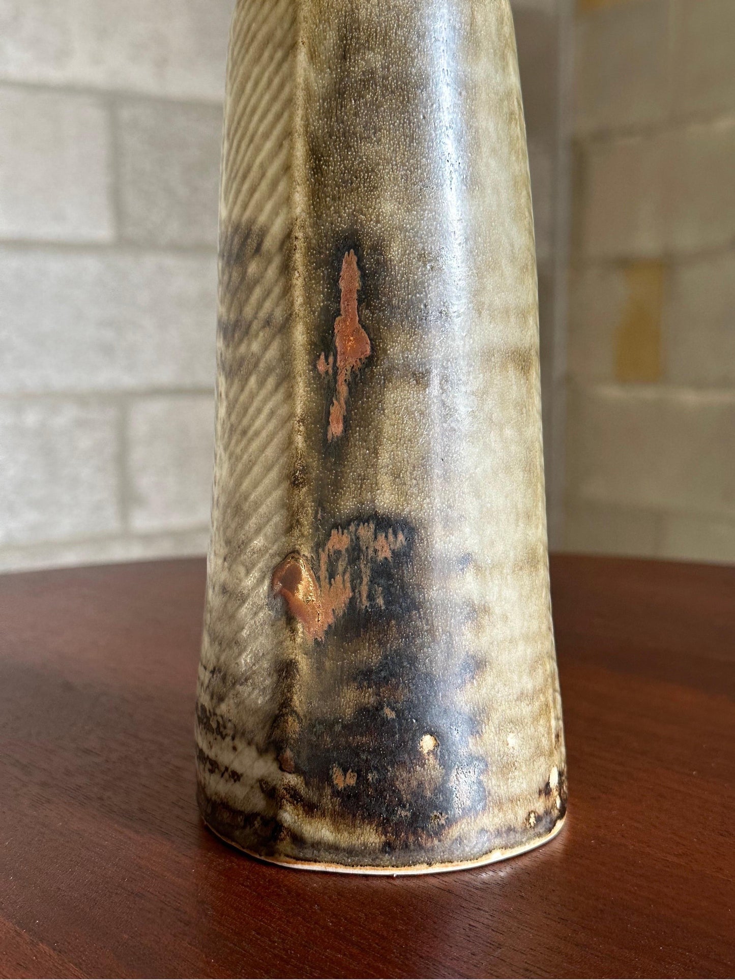 Frisman Vintage Carl-Harry Stålhane Large Stoneware Vase for Rörstrand