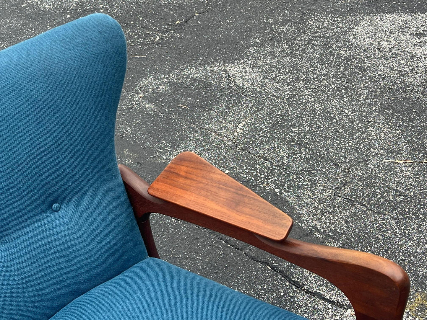 Frisman Vintage A Pair of Classic Adrian Pearsall Armchairs With Angled Arms Ca' 1960's