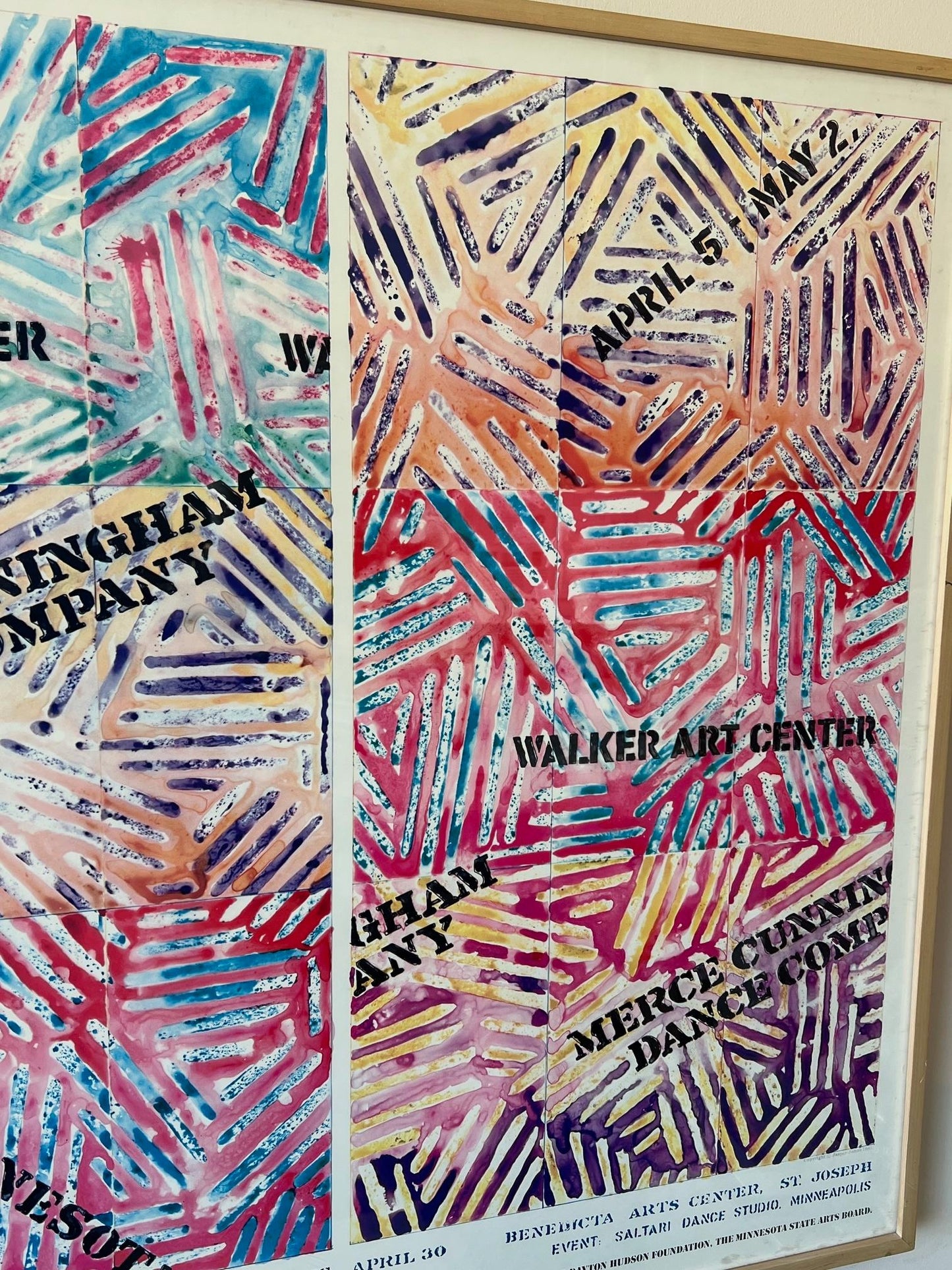 Frisman Vintage Large Jasper Johns Original Offset-Lithograph Poster 1981