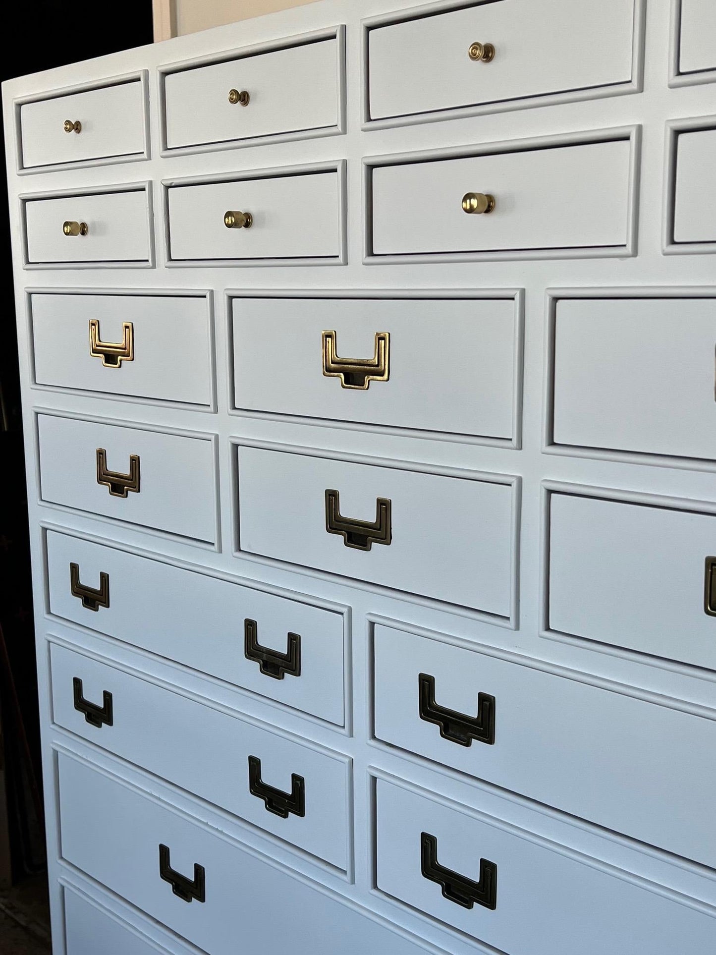 Frisman Vintage Elegant Dresser With Twenty One Drawers