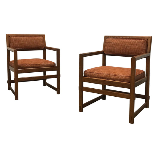 Frisman Vintage Edward Wormley for Dunbar Club Chairs