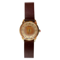 Longines 14k Gold Watch Tropical Patina Ca' 1953