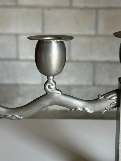 Björn Trägårdh for Svenskt Tenn Candelabra in Pewter