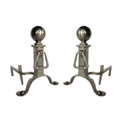 frisman vintage A Pair of Impressive Andirons