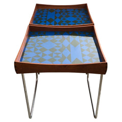 Hermann Bongard Norwegian Enamel Tray Tables