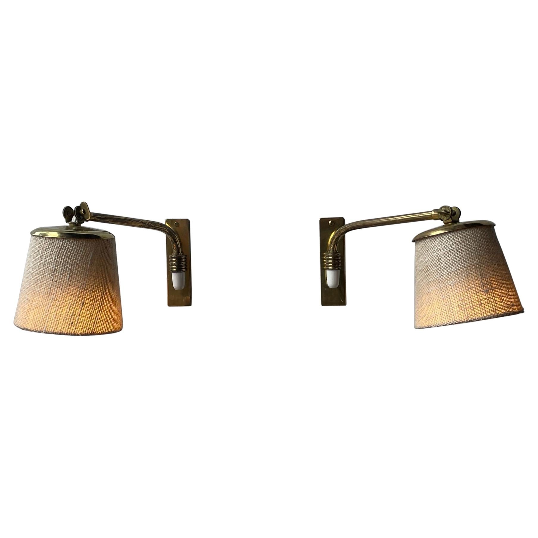 frisman vintage Pair of Wall Lamps by Itsu Finland