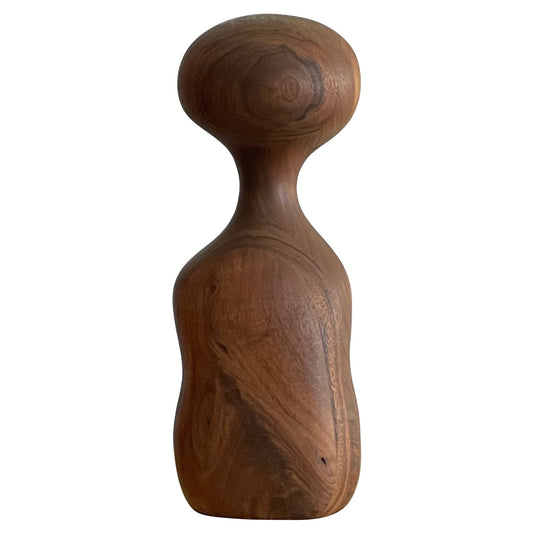 Frisman Vintage Margery Goldberg Sculpture in Walnut, 1978