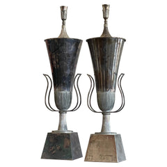 Pair of Tommi Parzinger Urn Lamps