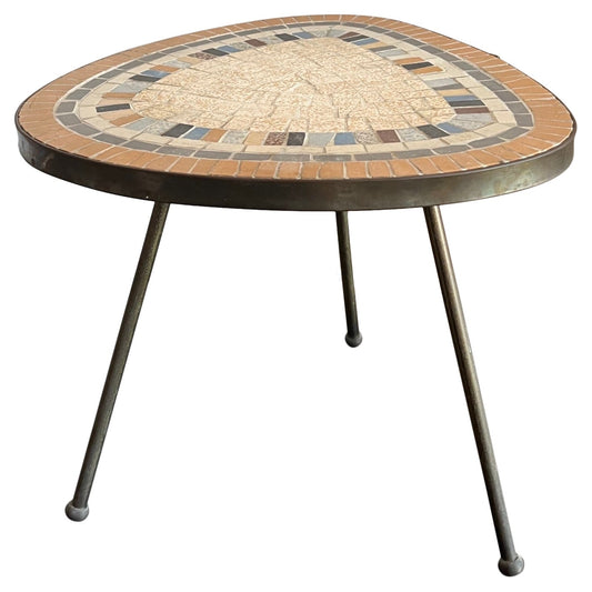 Frisman Vintage Mosaic Side Table by Isle Möbel, Germany, 1950s