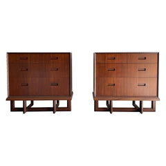 Frank Lloyd Wright for Henredon “Taliesin” Pair of Cabinets/ Chests