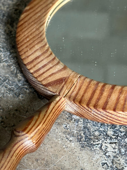 Frisman Vintage Swedish Designer Hand Mirror