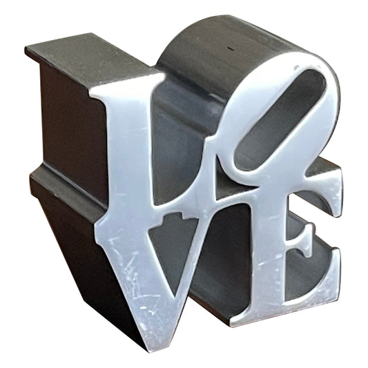 Frisman Vintage Robert Indiana Style Love Paperweight or Small Sculpture