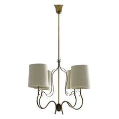 Elegant Paavo Tynell  Four Arm Chandelier 9001/4 Taito