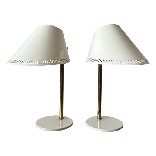 Frisman Vintage Pair of Table Lamps by Paavo Tynell Model 9227