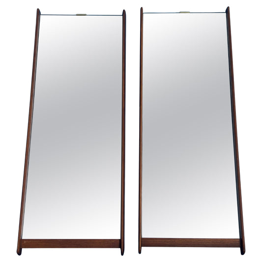 Frisman Vintage A Pair Of Sculptural Wall Mirrors Ca' 1950's