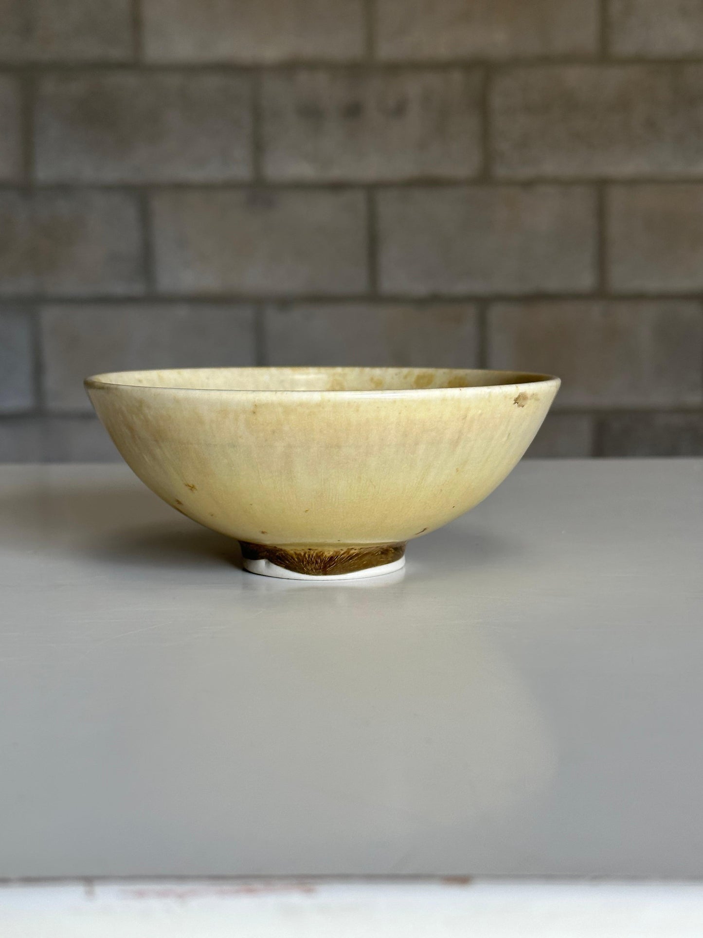 Alfred Johansson Earthenware Bowl for Höganäs Keramik Sweden