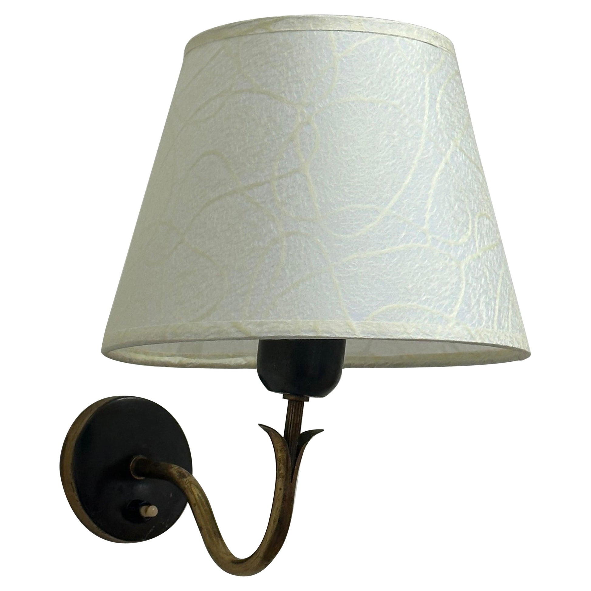 Frisman Vintage Chr Berg & Co Swedish Grace Wall Light