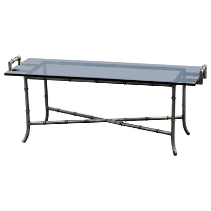 Frisman Vintage Faux Bamboo Bench Or Coffee Table ca' 1970's