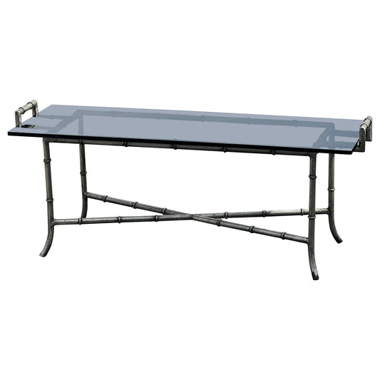 Frisman Vintage Faux Bamboo Bench Or Coffee Table ca' 1970's