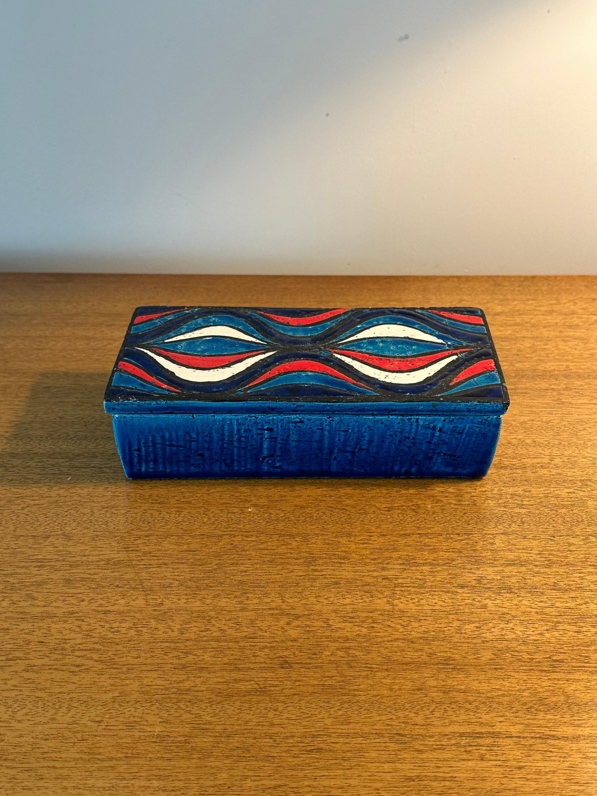 Frisman Vintage Aldo Londi for Bitossi Lidded Box, Onion Decor