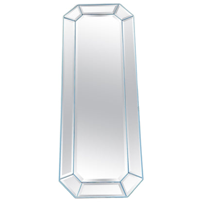 Frisman Vintage Unusual Narrow Octagon Mirror With Bevelled Edges ca' 1970's