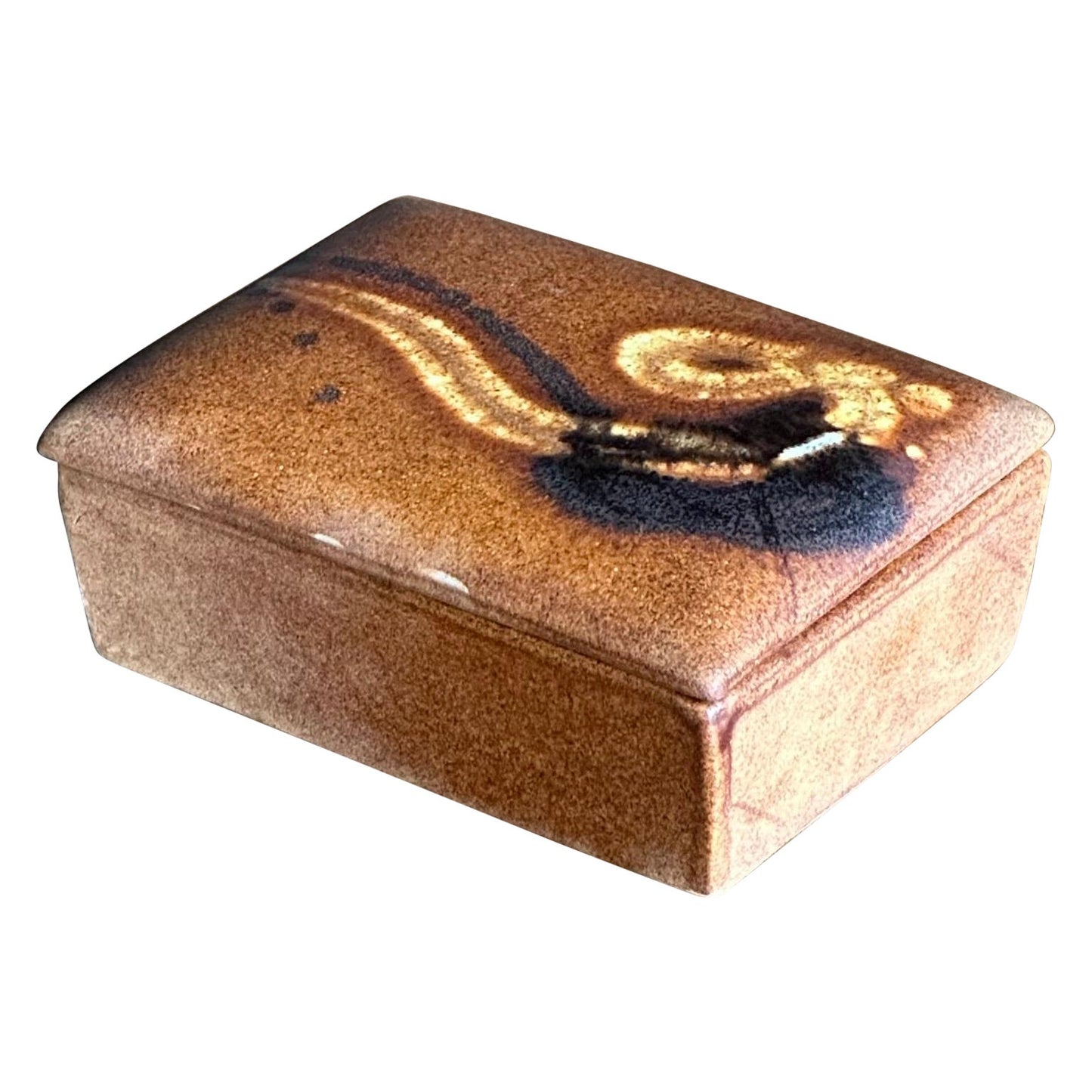Frisman Vintage Ceramic Lidded Box by Alvino Bagni for Bitossi