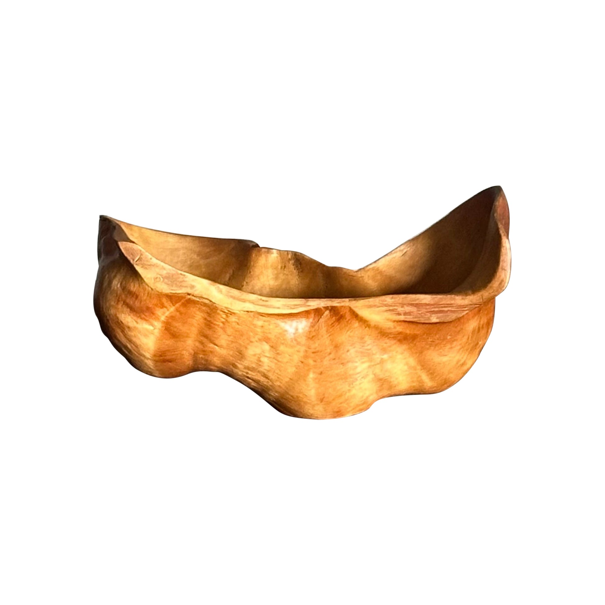 Frisman Vintage 1950s Organic Modern Swedish Wooden Freeform Bowl