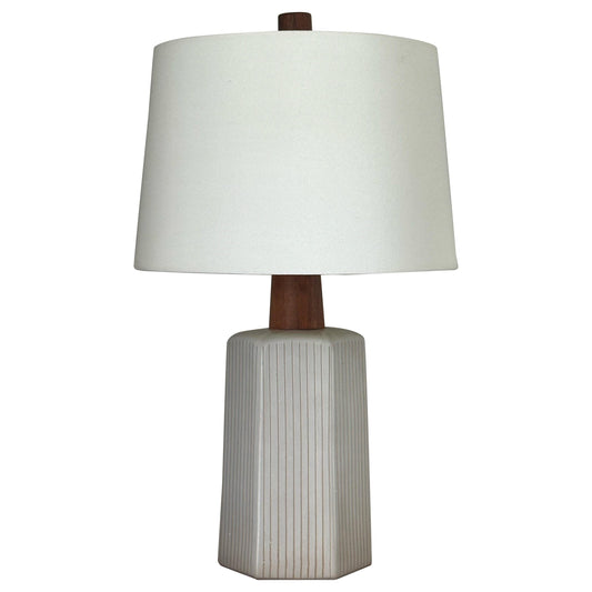 Frisman Vintage Hexagon Martz Lamp by Jane and Gordon Martz for Marshall Studios