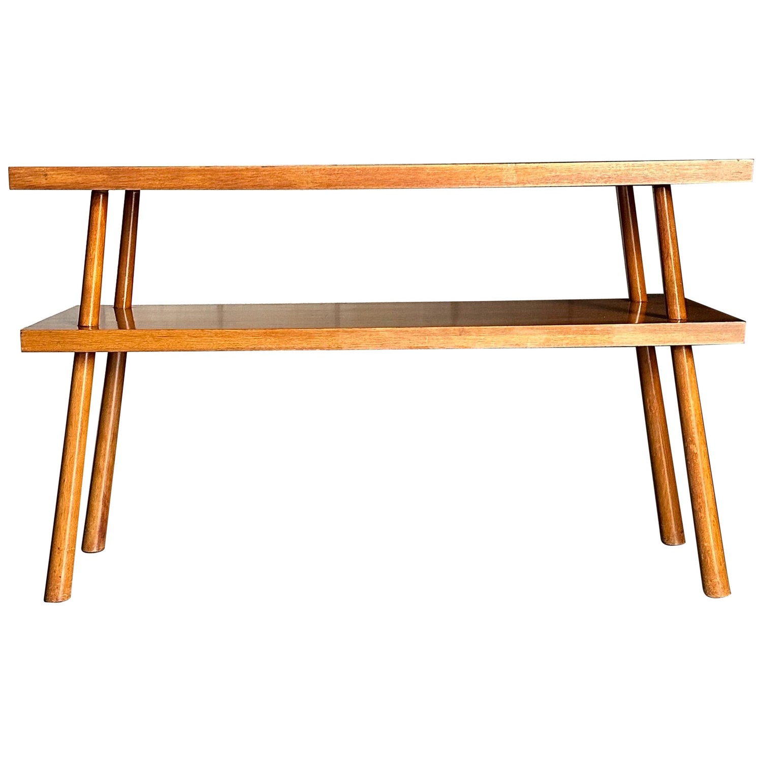 Frisman Vintage 1950s t.h. Robsjohn-Gibbbings for Widdicomb Tiered Console Table
