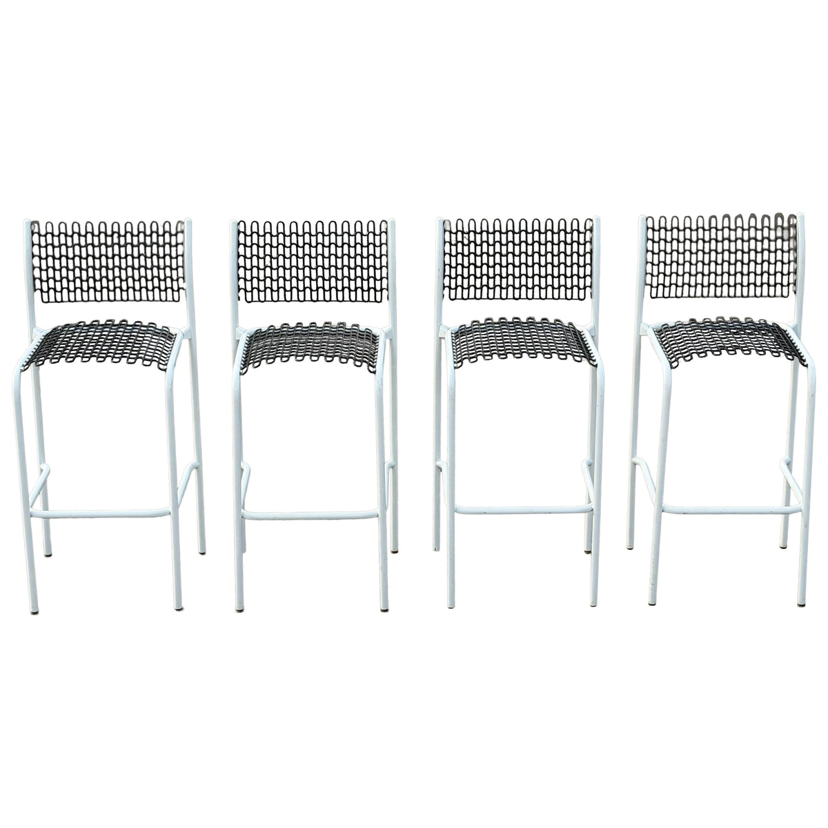 Frisman Vintage Unusual Bar Stools By David Rowland Thonet ca' 1970's Mid Century Sof-Tech Patio