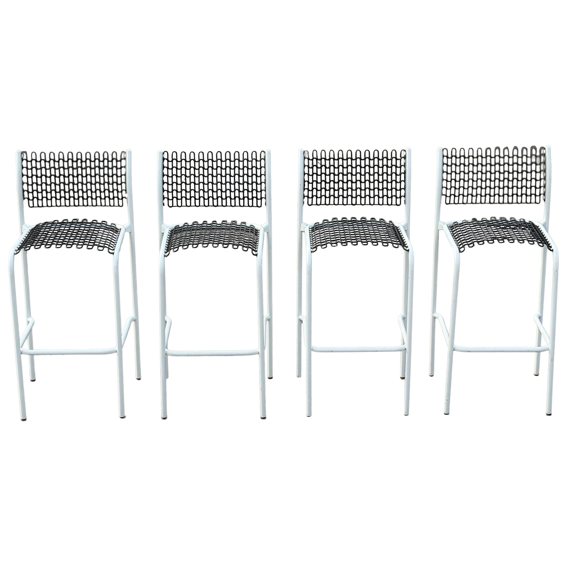 Frisman Vintage Unusual Bar Stools By David Rowland Thonet ca' 1970's Mid Century Sof-Tech Patio