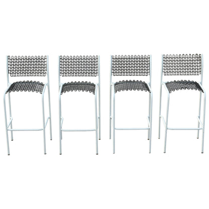 Frisman Vintage Unusual Bar Stools By David Rowland Thonet ca' 1970's Mid Century Sof-Tech Patio