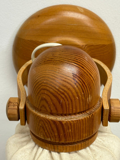 Frisman Vintage Markslöjd Sweden Pine Sconce or Wall Light