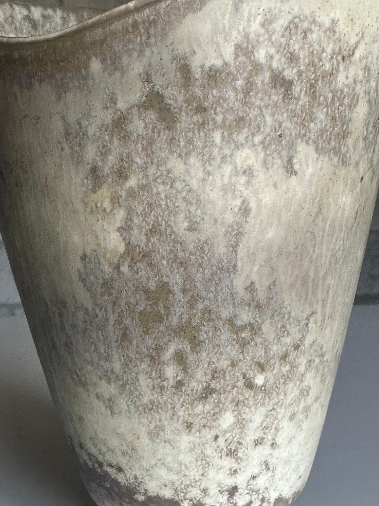 Large Organic Freeform Stoneware Vase by Carl-Harry Stålhane for Rörstrand