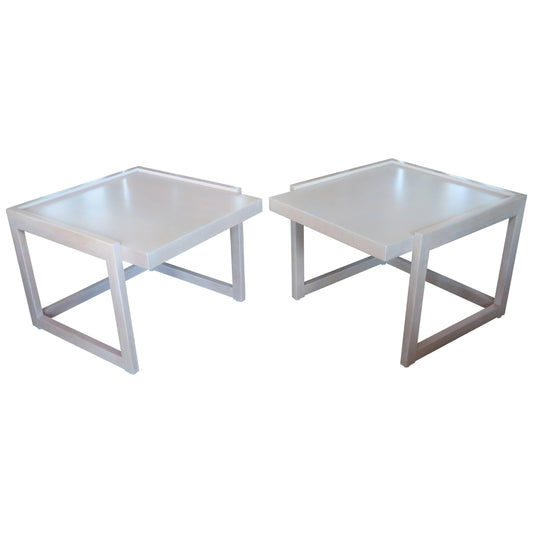 Frisman Vintage Pair of End Tables by Paul Laszlo for Brown Saltman