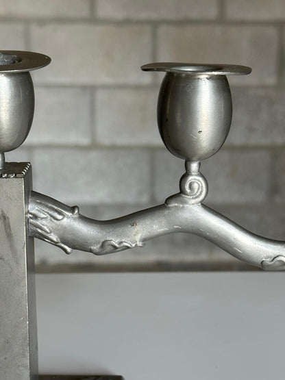 Björn Trägårdh for Svenskt Tenn Candelabra in Pewter