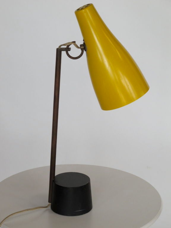 Frisman Vintage A Modernist Table Lamp by Kalmar Austria