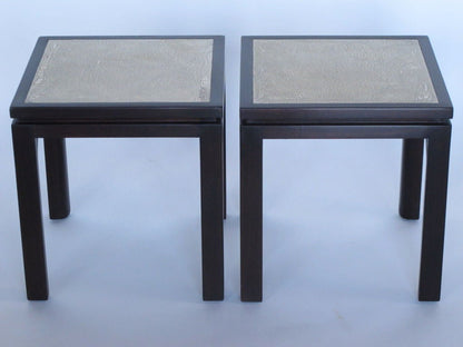 Frisman Vintage A Pair Of Harvey Probber Enamel Tables