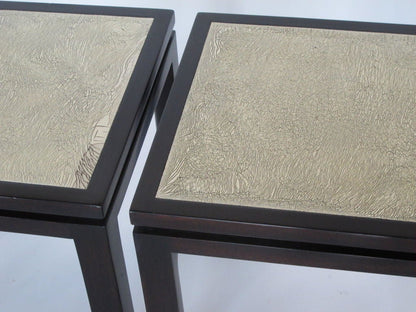 Frisman Vintage A Pair Of Harvey Probber Enamel Tables