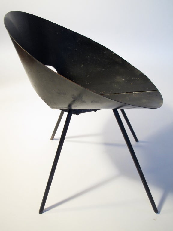 Frisman Vintage Donald Knorr Modernist Chair for Knoll