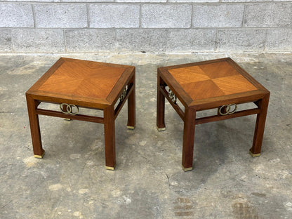 Frisman Vintage Michael Taylor for Baker "Far East" Collection Tables- A Pair