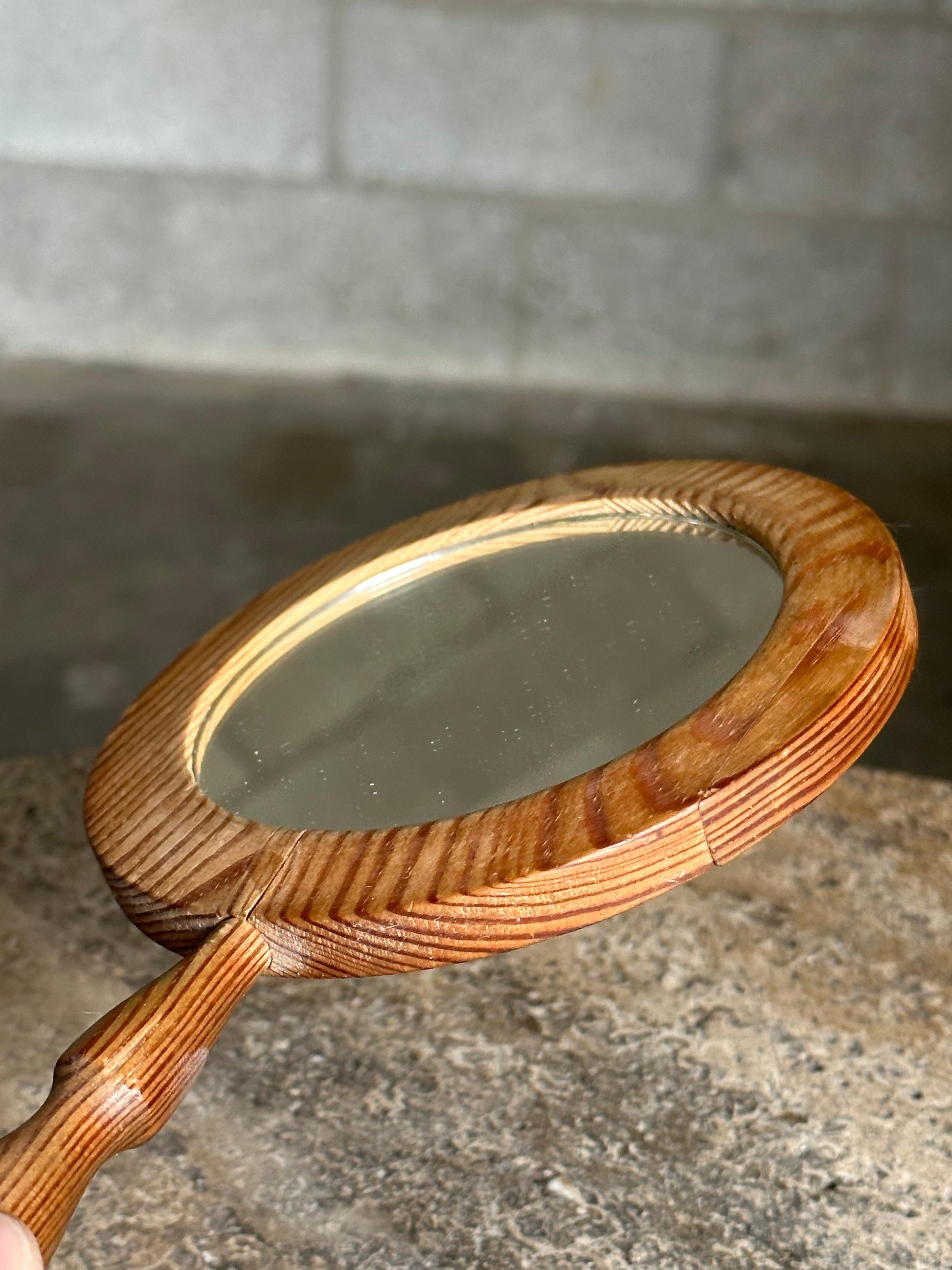 Frisman Vintage Swedish Designer Hand Mirror