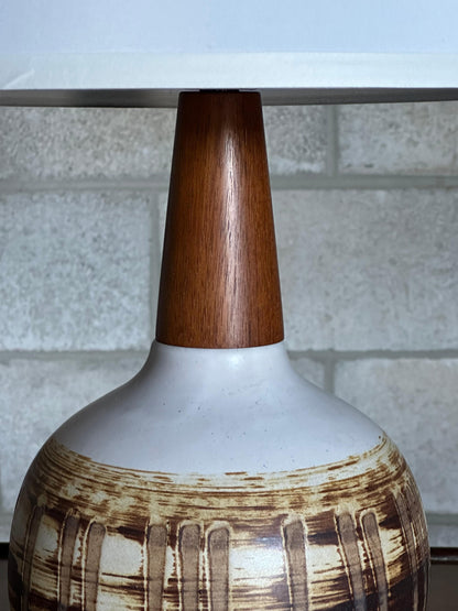 frisman vintage Martz Lamp by Jane and Gordon Martz for Marshall Studios, Ceramic Table Lamp