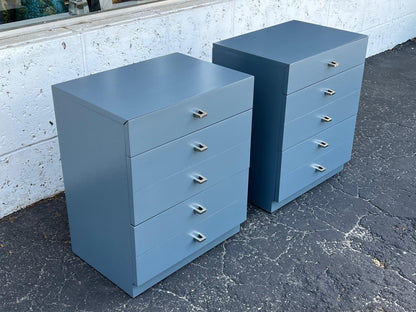 A Pair Of Night Stands Or Small Chests By American Of Martinsville 1950's