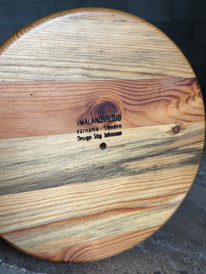 Frisman Vintage Large Pine Bowl by Stig Johnsson for Smålandsslöjd, Värnamo